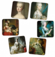 6 korkových tácků Marie Antoinette 